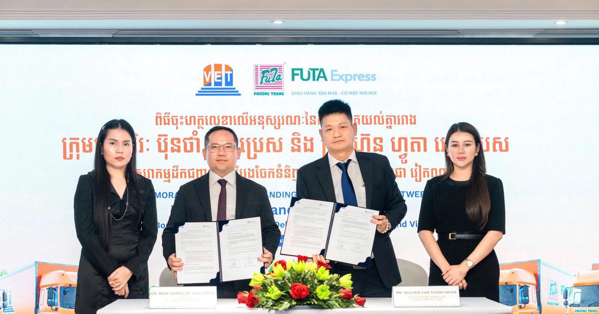 FUTA Express bắt tay VET mở hành lang logistics Việt Nam - Campuchia