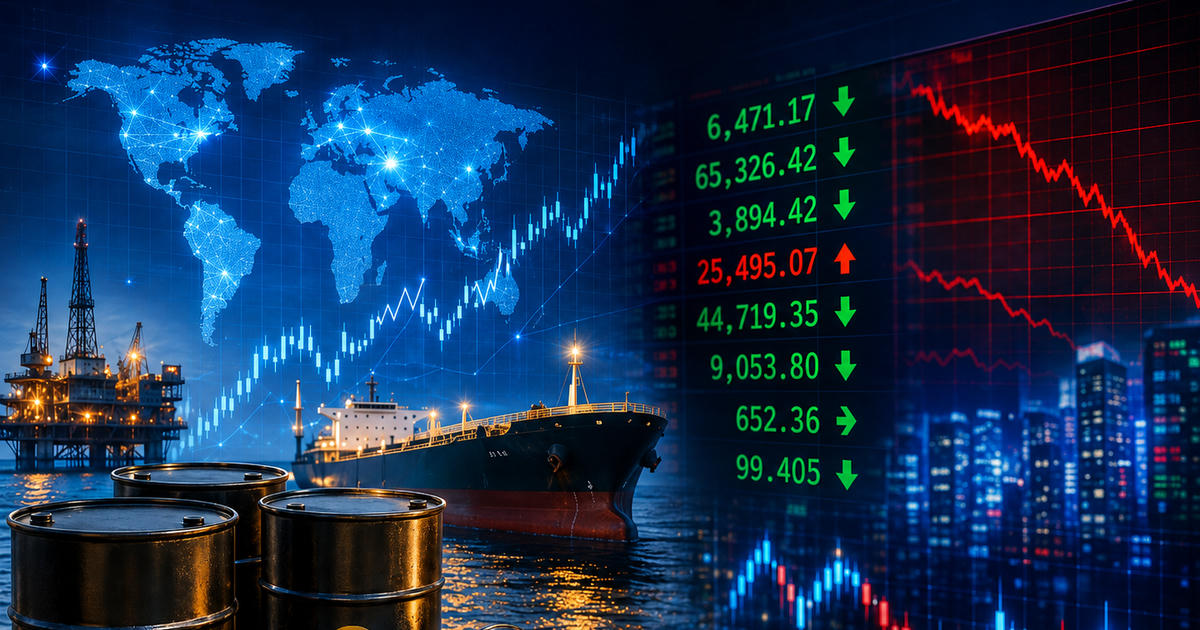 Dầu Brent vượt 92 USD/thùng, chứng khoán châu Á giảm mạnh