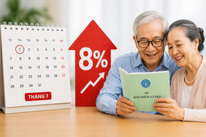 Nghỉ hưu từ tháng 7, có được tăng lương hưu 8%?