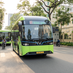 Hà Nội đặt mục tiêu 100% xe buýt Vành đai 1 sử dụng năng lượng xanh từ 1/7