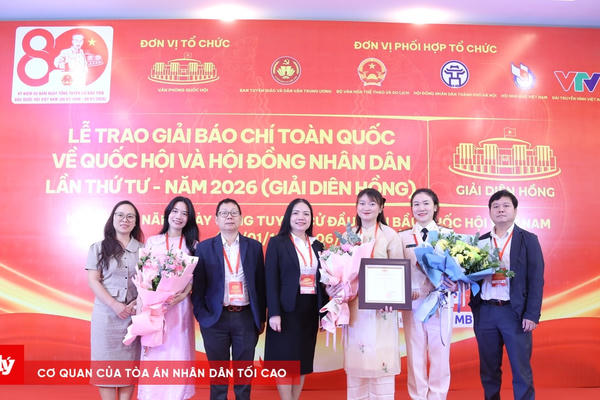 Báo Công lý đoạt giải Khuyến khích - Giải Diên Hồng lần thứ tư