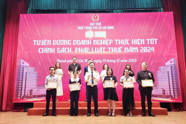 TP.HCM: Tuyên dương 262 doanh nghiệp tiêu biểu, thực hiện tốt pháp luật thuế