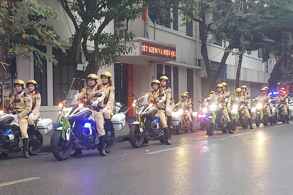 Hà Nội phân luồng giao thông phục vụ Đại hội Thi đua yêu nước