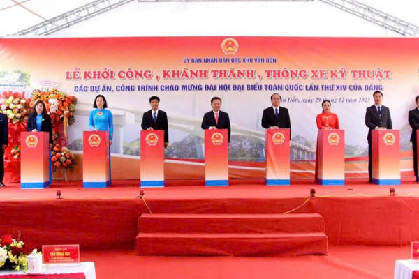 Quảng Ninh: Khởi công, khánh thành 15 dự án trọng điểm tại Đặc khu Vân Đồn