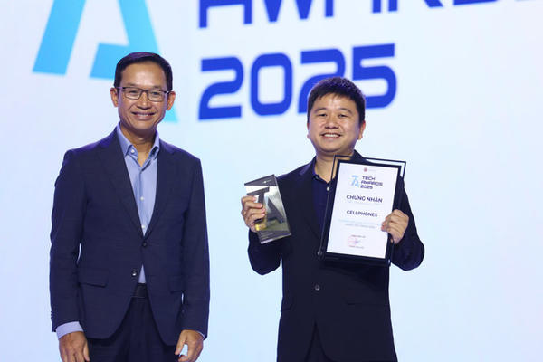 Nhiều thương hiệu, sản phẩm công nghệ được vinh danh tại Tech Awards 2025