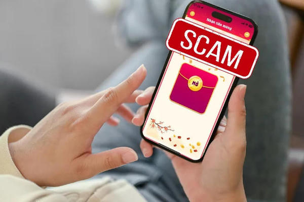 Cảnh giác với các thủ đoạn lừa đảo nhận "lì xì điện tử" 