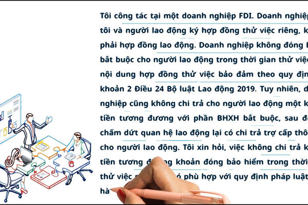 Hợp đồng thử việc riêng có phải đóng BHXH bắt buộc?