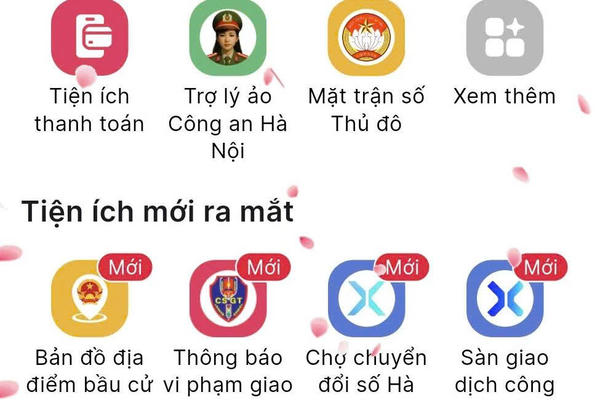 iHanoi tích hợp bản đồ số 1.451 điểm bầu cử phục vụ cử tri Thủ đô