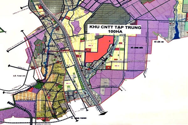 Phê duyệt khu công nghệ số gần 120 ha gần sân bay Long Thành