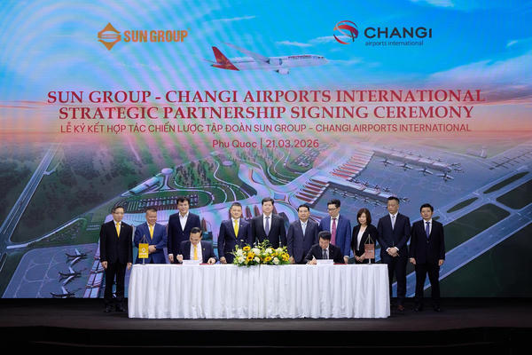 Sun Group hợp tác với Changi Airports International vận hành sân bay Phú Quốc