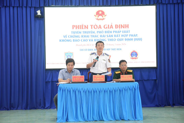 Phiên tòa giả định giúp ngư dân vươn khơi đúng hướng