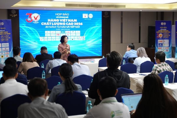Hơn 580 doanh nghiệp đạt Hàng Việt Nam chất lượng cao 2026
