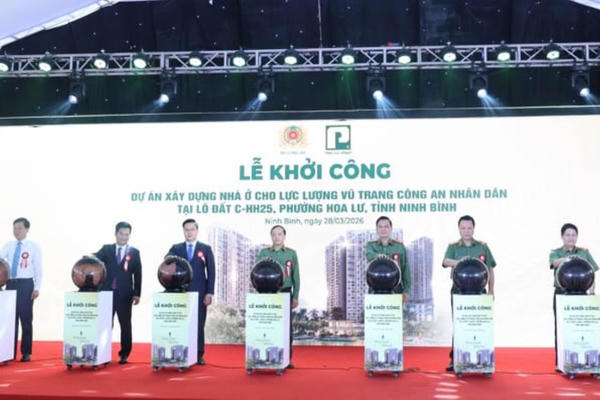 Thêm một dự án nhà ở xã hội cho lực lượng vũ trang CAND tại Ninh Bình