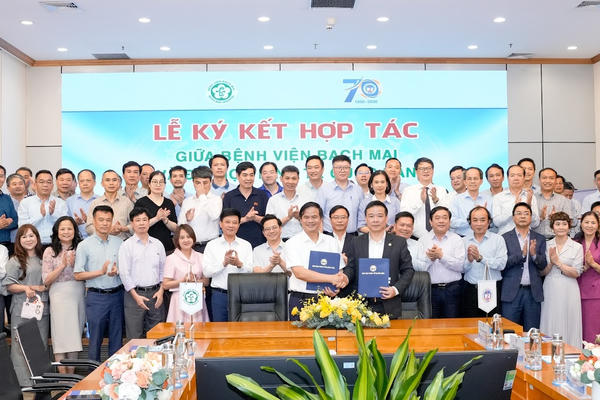 Bệnh viện Bạch Mai và Đại học Kinh tế Quốc dân hợp tác thúc đẩy hệ sinh thái y tế hiện đại
