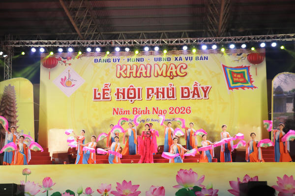 Khai mạc Lễ hội Phủ Dầy 2026: Tôn vinh tín ngưỡng thờ Mẫu, lan tỏa giá trị văn hóa Việt