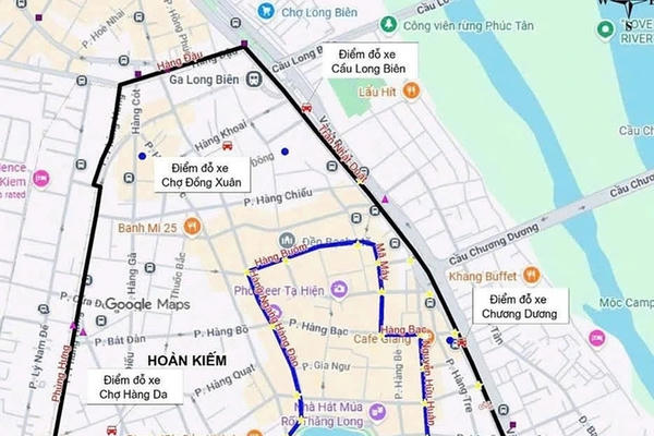 Từ 1/7/2026, Hà Nội dự kiến cấm xe máy xăng theo giờ tại vùng lõi Hoàn Kiếm