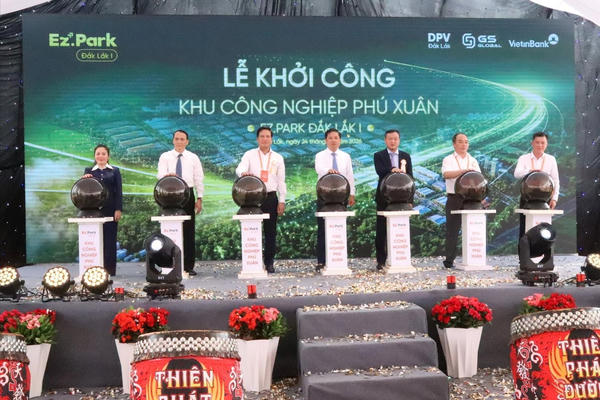Khởi công Khu công nghiệp Phú Xuân hơn 2.470 tỷ đồng tại Đắk Lắk