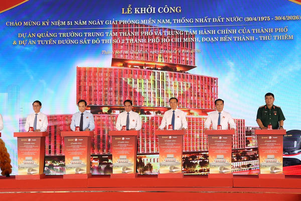 TP. HCM khởi công loạt dự án trọng điểm chào mừng 30/4