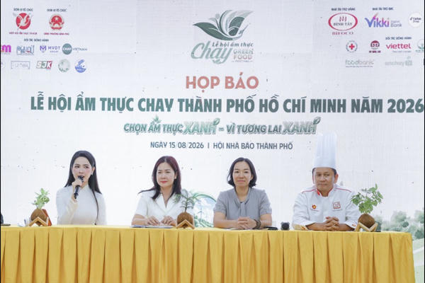 Lễ hội Ẩm thực Chay TP.HCM quy tụ hơn 200 gian hàng