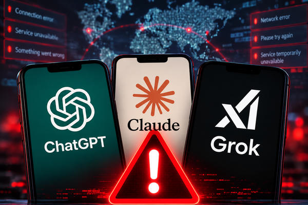 ChatGPT, Claude và Grok đồng loạt gặp sự cố