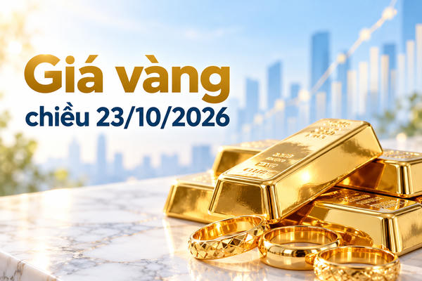 Giá vàng chiều 23/10: Vàng nhẫn giảm sâu, SJC về 142 triệu đồng/lượng