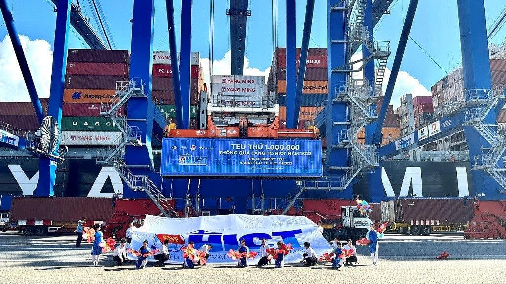 Cảng Container Quốc tế Tân Cảng Hải Phòng năm thứ 2 đón TEU thứ 1 triệu thông qua