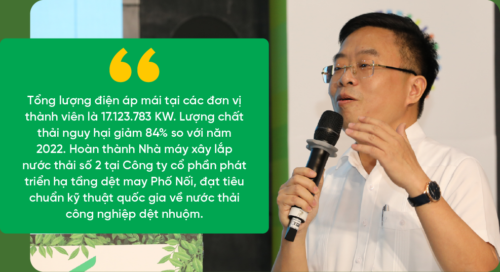 Kiên định mục tiêu phát triển xanh, tuần hoàn theo các tiêu chuẩn ESG