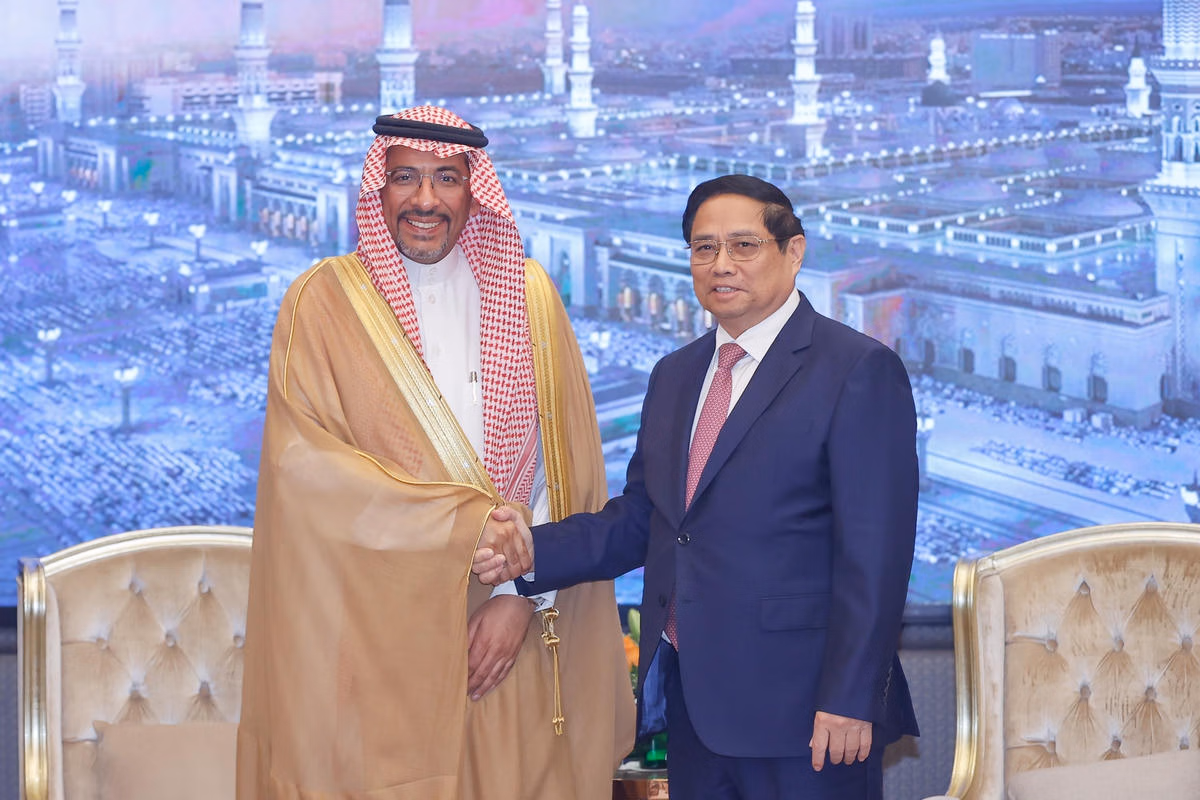 Thủ tướng đề nghị sớm đàm phán hiệp định thương mại tự do Việt Nam-Saudi Arabia- Ảnh 1. Thủ tướng đề nghị sớm đàm phán hiệp định thương mại tự do Việt Nam-Saudi Arabia- Ảnh 1.
