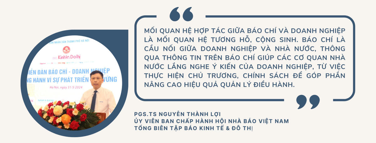 Báo chí luôn sát cánh cùng doanh nghiệp, doanh nhân