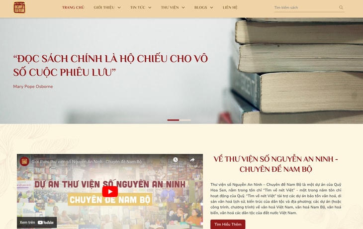 Thư viện số miễn phí cung cấp tư liệu quý cho người trẻ