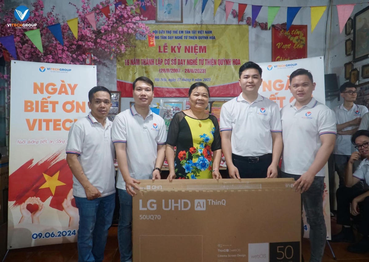 ViTech tổ chức nhiều hoạt động ý nghĩa nhân "Ngày biết ơn"