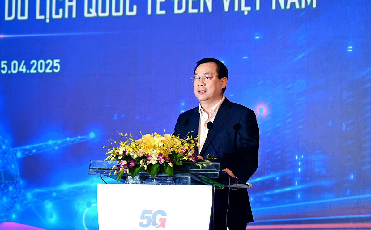 Cục trưởng Cục Du lịch Quốc gia Việt Nam Nguyễn Trùng Khánh phát biểu khai mạc. Ảnh: TITC