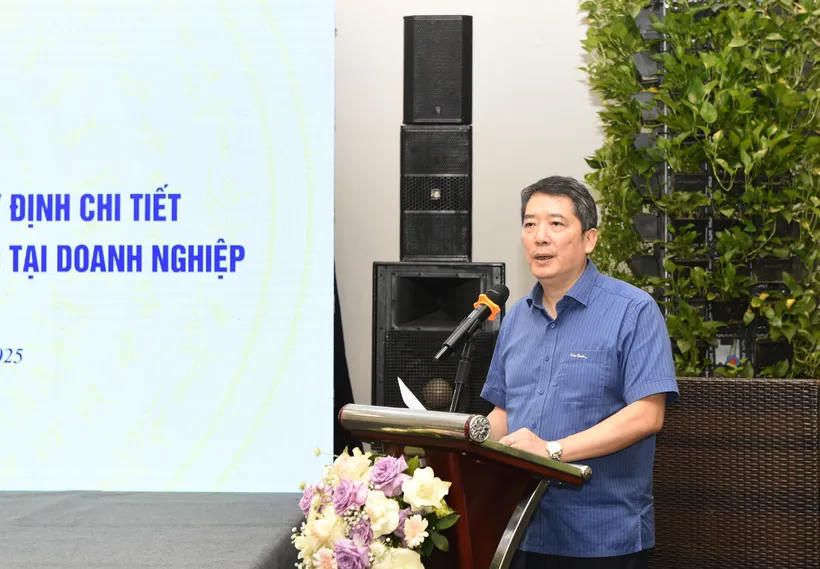 Thứ trưởng Bộ Tài chính Cao Anh Tuấn phát biểu tại hội thảo