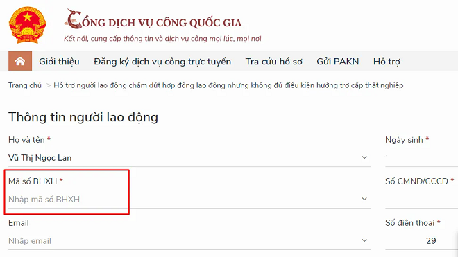 Hướng dẫn thủ tục online để nhận 3,7 triệu đồng tiền hỗ trợ Covid-19