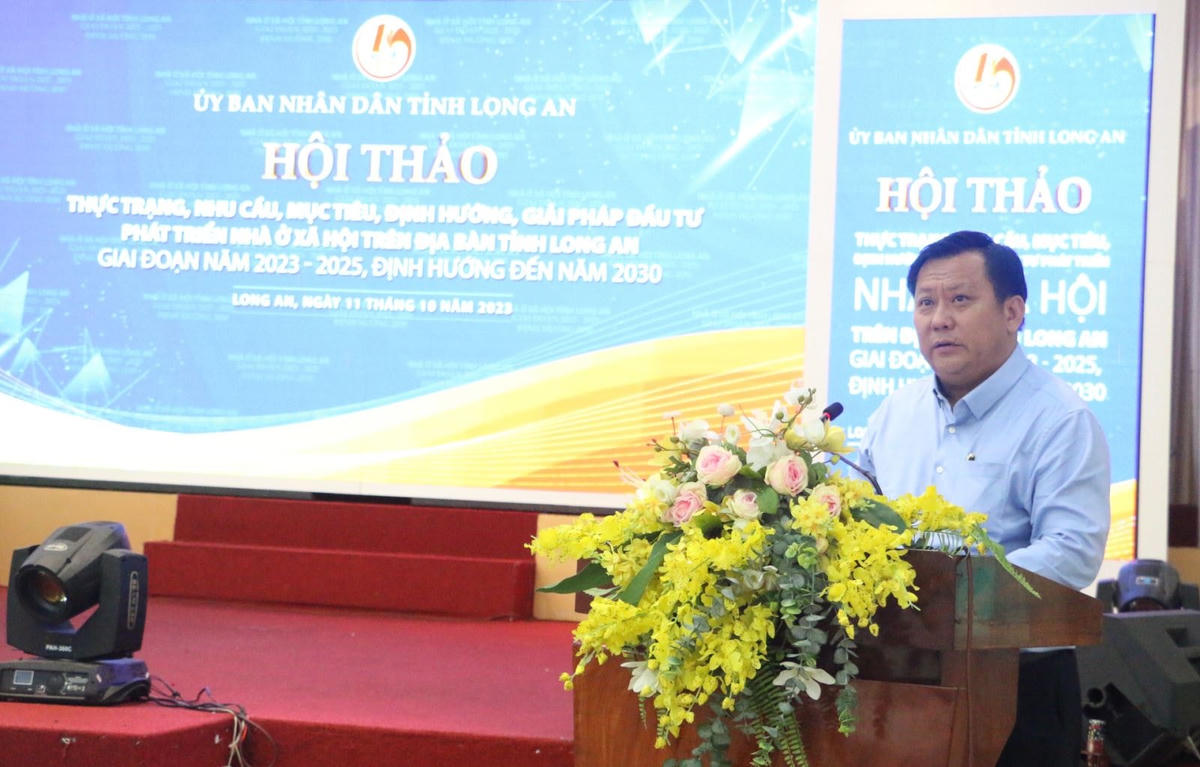 Đến năm 2030, tỉnh Long An sẽ xây dựng trên 1 triệu căn hộ nhà ở xã hội
