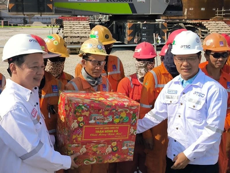 Phó Thủ tướng Trần Hồng Hà thăm, làm việc với PTSC tại thành phố Vũng Tàu