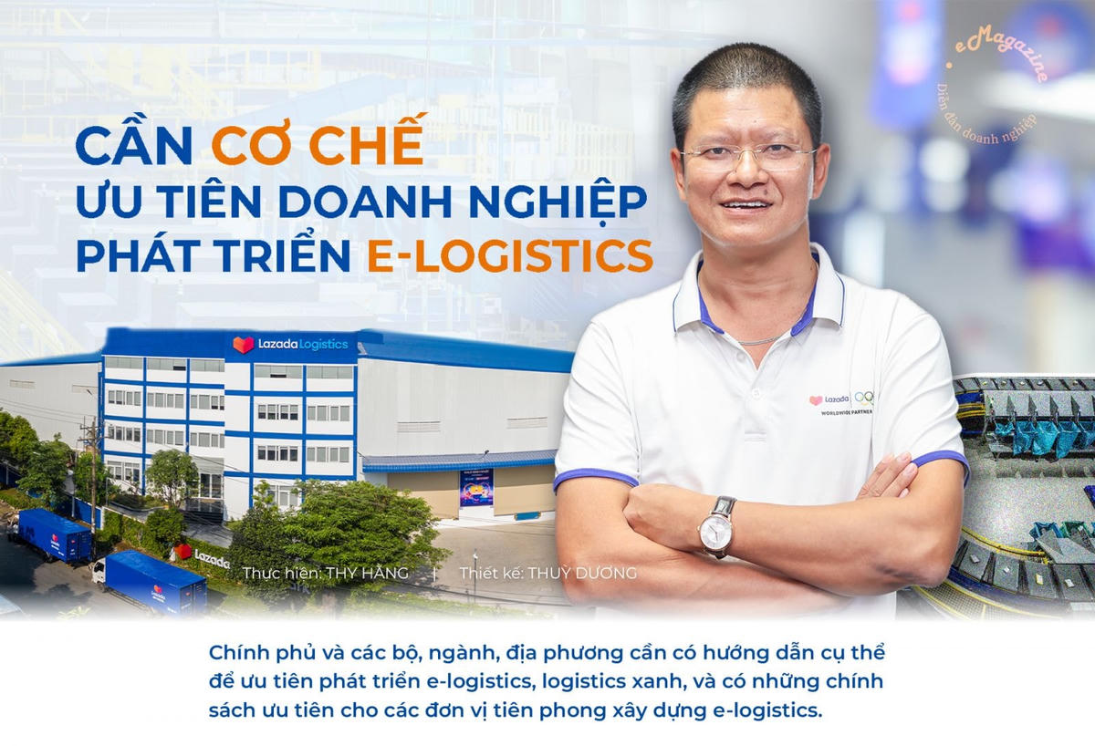 Cần cơ chế ưu tiên doanh nghiệp phát triển E-LOGISTICS