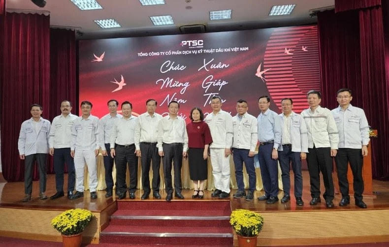 Phó Thủ tướng Trần Hồng Hà thăm, làm việc với PTSC tại thành phố Vũng Tàu