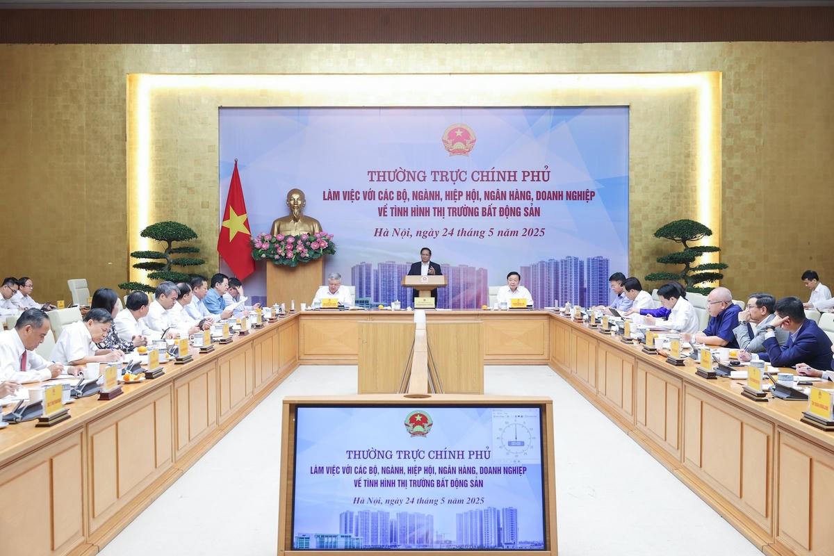 Toàn cảnh cuộc làm việc. (Ảnh: VGP)