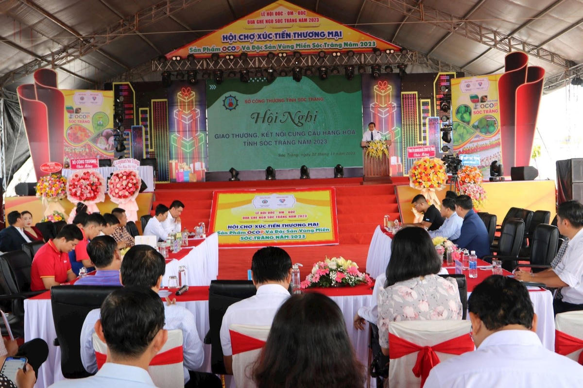 Hội nghị giao thương, kết nối cung cầu hàng hóa tỉnh Sóc Trăng năm 2023