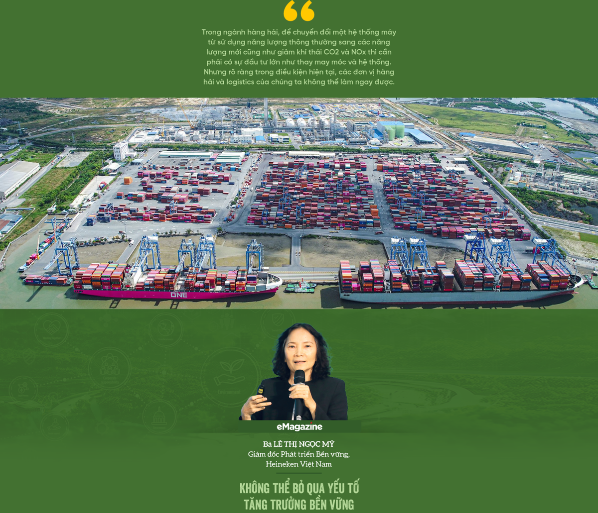 Kiên định mục tiêu phát triển xanh, tuần hoàn theo các tiêu chuẩn ESG