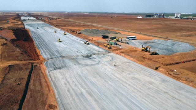 Đón Tết trên đại công trường xây dựng Sân bay Long Thành