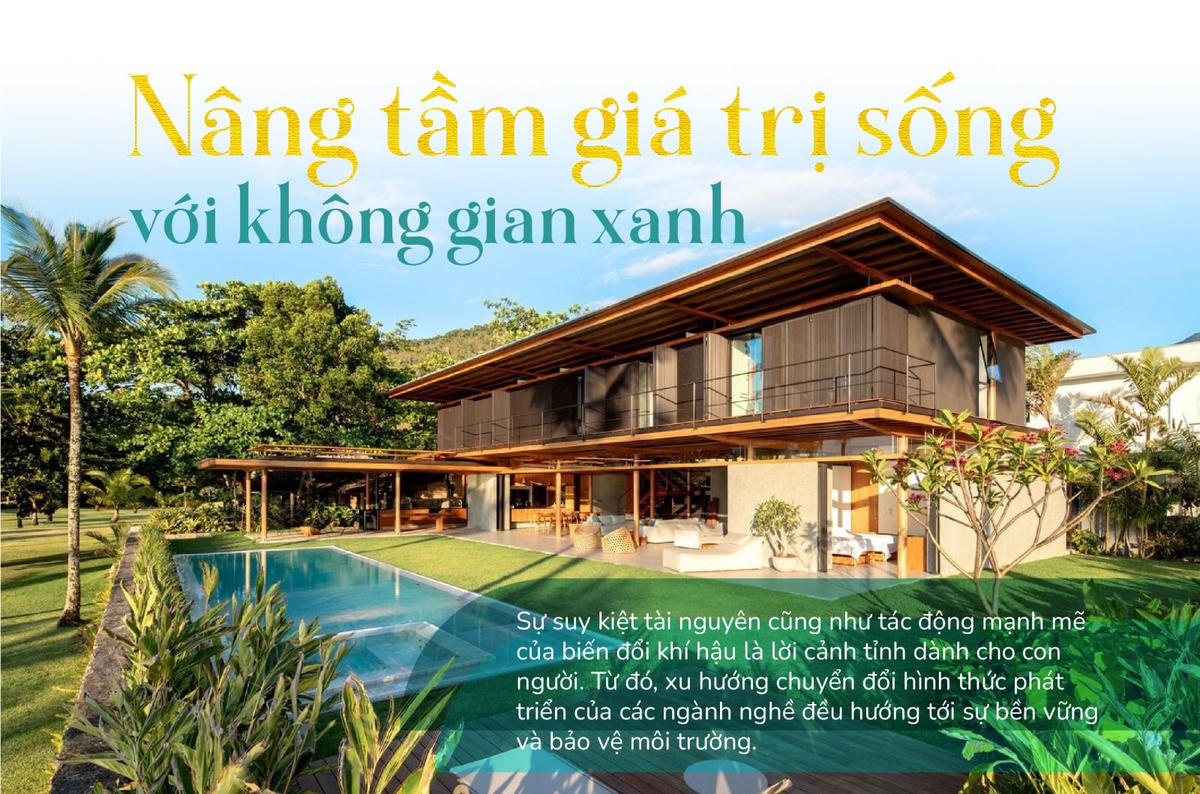 Nâng tầm giá trị sống với không gian xanh