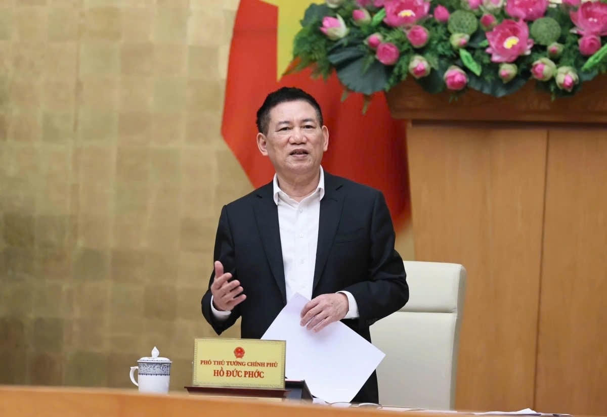 Phó Thủ tướng Hồ Đức Phớc, Trưởng Ban Chỉ đạo đổi mới và phát triển doanh nghiệp. (Ảnh: An Đăng)