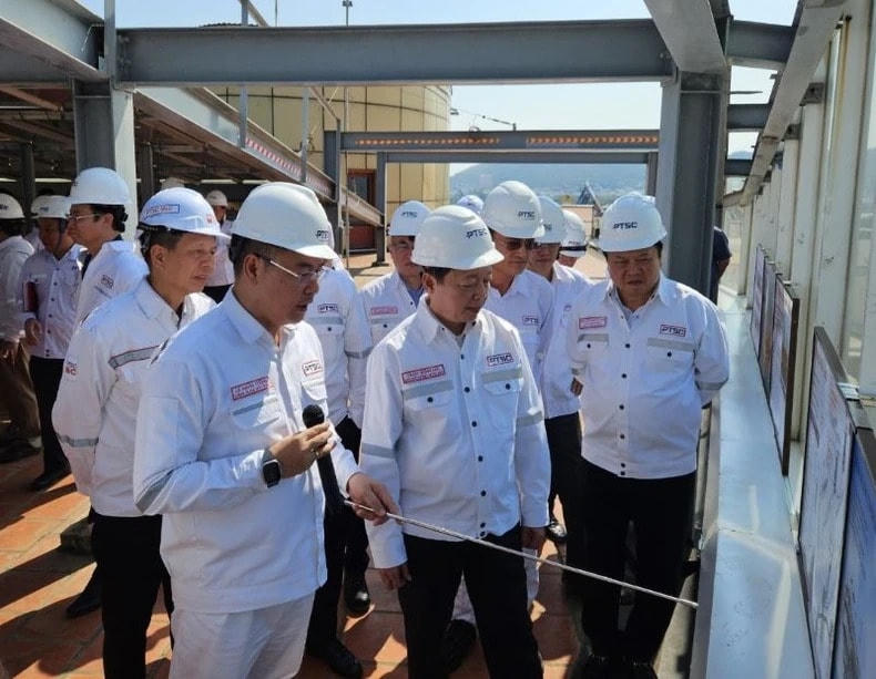 Phó Thủ tướng Trần Hồng Hà thăm, làm việc với PTSC tại thành phố Vũng Tàu