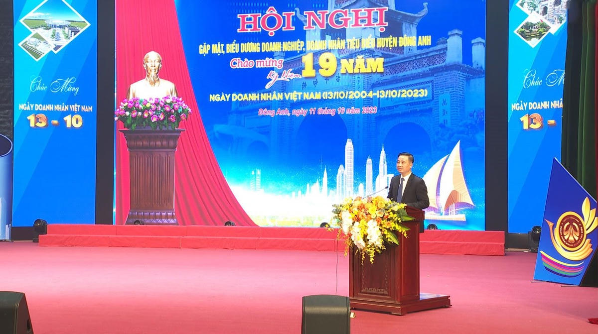 Đông Anh (Hà Nội): Tôn vinh các doanh nghiệp, doanh nhân tiêu biểu năm 2023