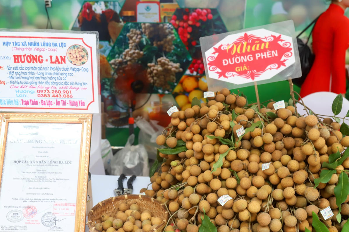 Khai mạc Tuần lễ Nhãn và nông sản tiêu biểu tỉnh Hưng Yên tại Hà Nội