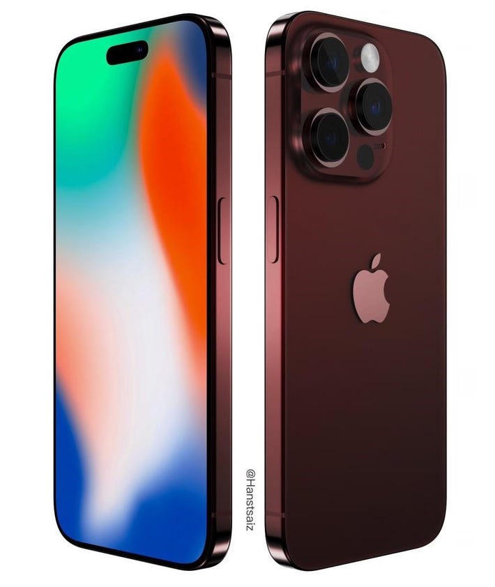 Mẫu iPhone 15 sẽ có thêm màu đỏ đậm.
