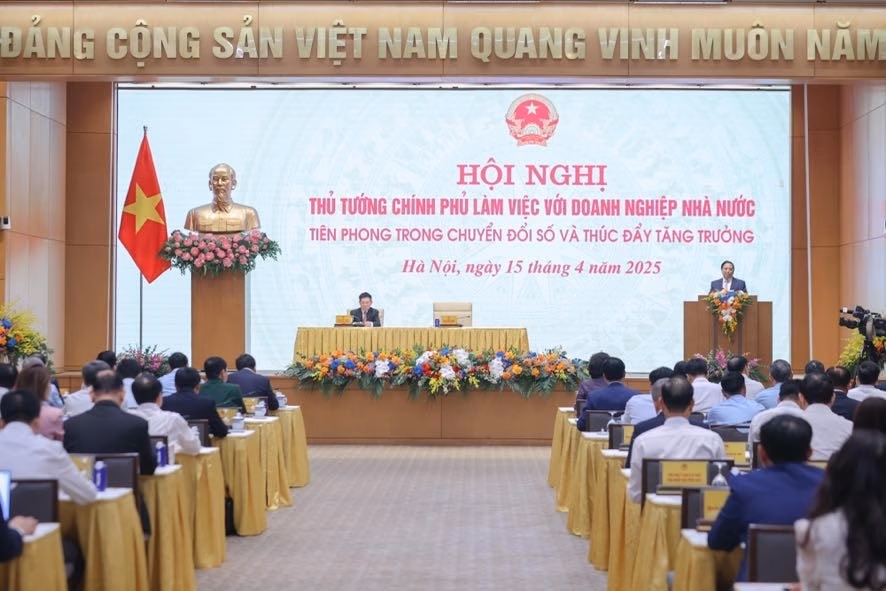 TỔNG THUẬT: Thủ tướng làm việc với doanh nghiệp Nhà nước về chuyển đổi số, thúc đẩy tăng trưởng- Ảnh 1.