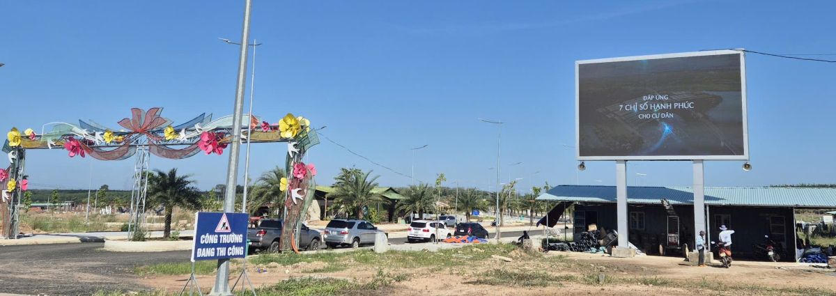 Dự án tọa lạc tại thị xã Chơn Thành, khu vực được đánh giá có vị trí giao thông thuận lợi .